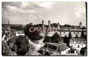 Modern Postcard St Fargeau L & # 39Entree the castle and & # 39Eglise