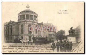 Old Postcard Paris Musee Guimet Bus Army