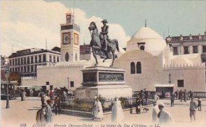 Algeria Alger Mosque Djemaa-Djedid La Statue du Duc d'Orleans