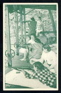 Fitzwilliam, New Hampshire/NH Postcard, Fleur de Lis Camp, Rifle Target Practice
