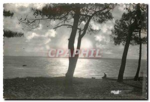 Old Postcard Ile d'Oleron Saint Denis Sunset on the Ocean