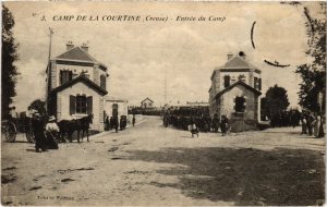 CPA Militaire Camp de La COURTINE - Entrée du Camp (90028)