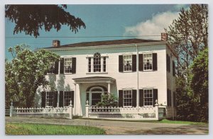 Historic Ruggles House~Built 1818~Columbia Falls ME~Front View From Street~Vtg