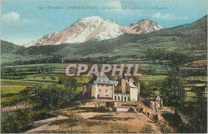 Old Postcard Dauphine Uriage les Bains Le Chateau Colon (2353 m) and Eperlay