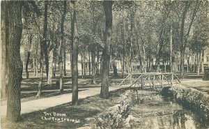 Brook Clifton Springs New York C-1910 Ontario County RPPC Photo Postcard 20-3024