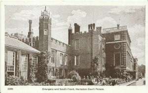 Middlesex Postcard - Orangery and South Front - Hampton Court Palace   ZZ740