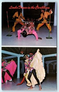 CARIBBEAN ~ View of LIMBO DANCERS ca 1960s-70s Postcard