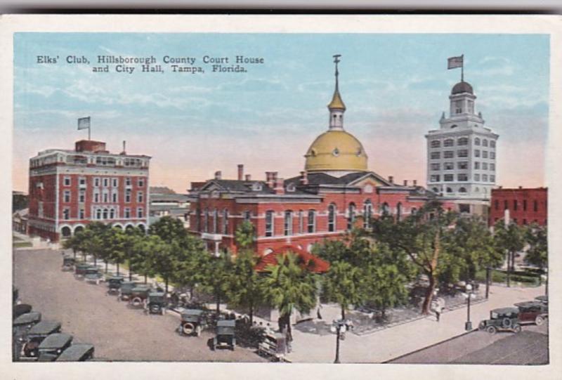 Florida Tampa Elks Club Hillsborough County Court House and City Hall