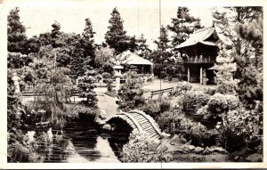 California San Francisco Golden Gate Park Japanese Tea Garden 1926 Real Photo