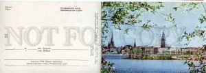 130886 USSR Riga view Folded TELEGRAMM Form Blank