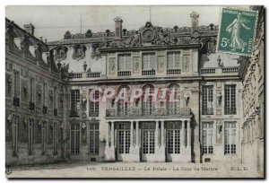 Old Postcard Versailles Palace The Marble Court