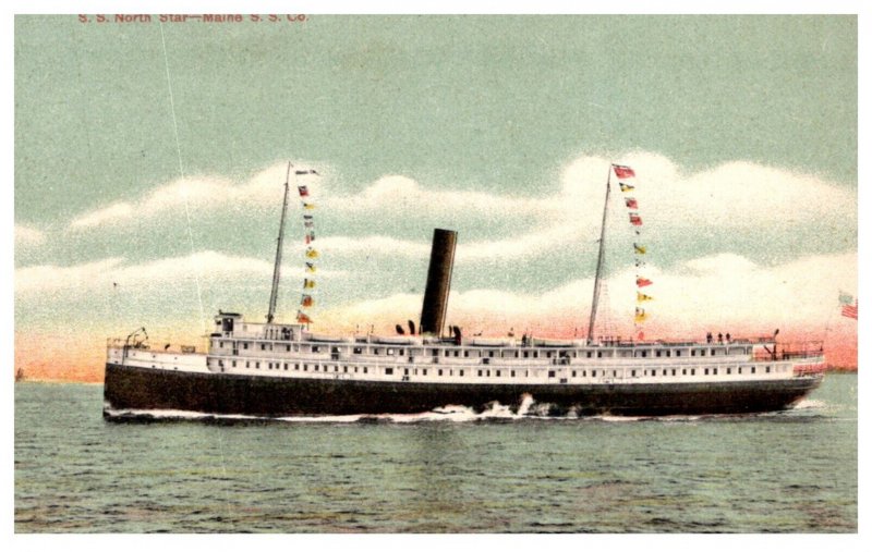 S.S.  North Star , Maine Steamship Co. Line