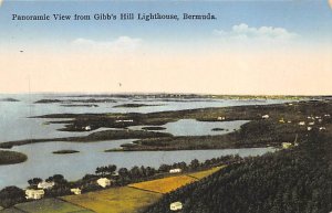 Panoramic View From Gibb's Hill Lighthouse Bermuda Postcard