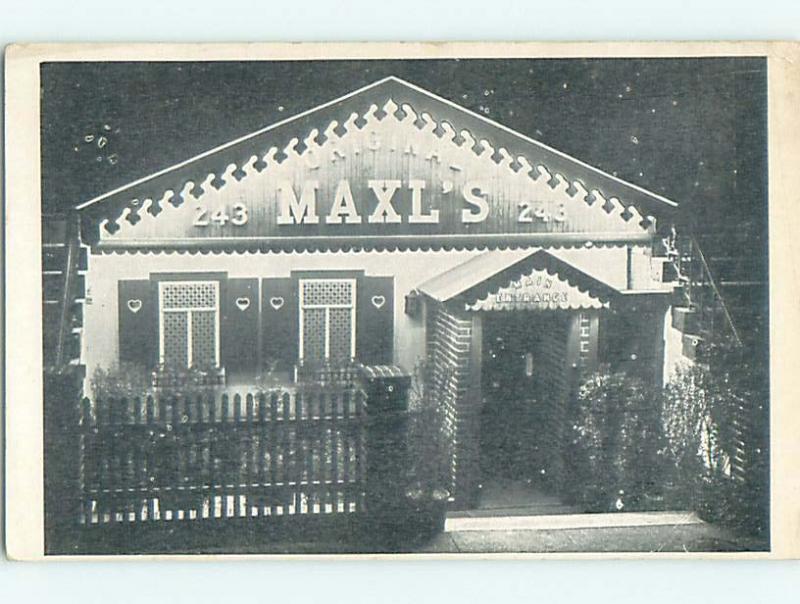1939 Maxl's Bavarian Restaurant On E 86Th Street Manhattan NY s1725
