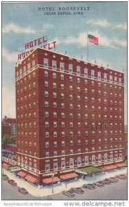 Iowa Cedar Rapids Hotel Roosevelt 1950