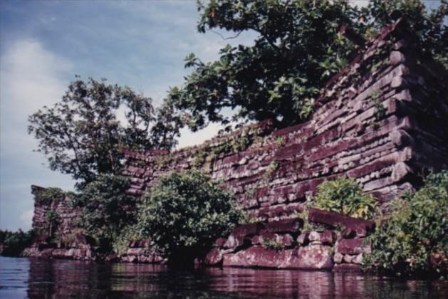 Micronesia Pohnpei Cliff Scene