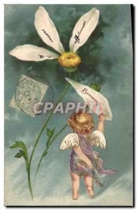 Old Postcard Fantasy Angel Angels