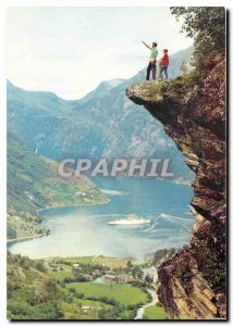 Modern Postcard Norway Geiranger Flydalsjuvet