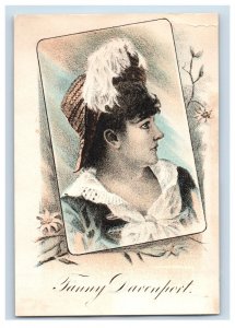 1880's Actress Fanny Davenport Emma Abbott Neilsen Anderson 4 Card Set F110