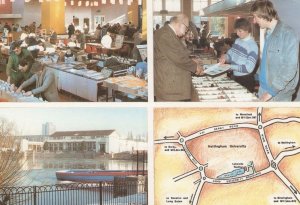 Nottingham Postcard Fair Exhibitions 1985 Map Postcard