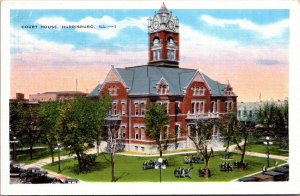 Court House, Harrisburg IL Vintage Postcard O59