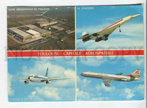 480884 1978 Toulouse plane Concord special cancellation real posted to USSR