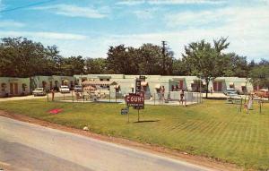 Mountain Home Arkansas Elm Court Swimming Pool Vintage Postcard J56786