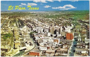 Aerial View of El Paso Texas Business District