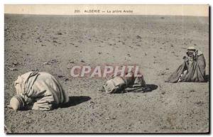 Old Postcard Algeria ALGERIA Prayer Arabic