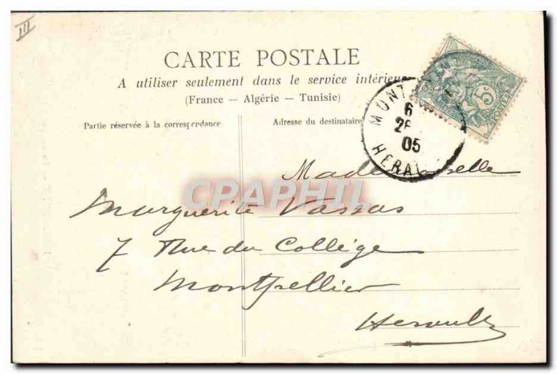 Old Postcard Hennebont Prison Prison