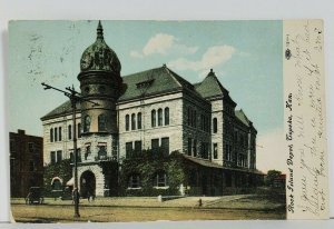 Kansas Rock Island Depot Topeka Postcard M18