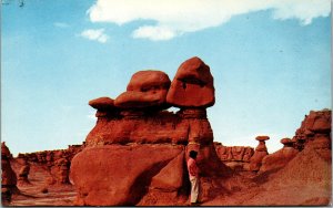 Vtg Goblin Valley Wayne County Utah UT Postcard