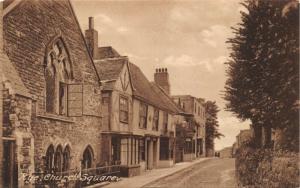 RYE SUSSEX ENGLAND-CHURCH SQUARE PHOTO POSTCARD