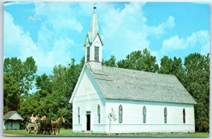 Postcard - Old St. Joseph's Church - Parke County, Indiana