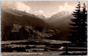 Pass-Thurn Strasse Blick Gegen Die Hohen Tavern Austria RPPC Photo Postcard