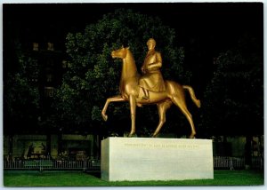 Postcard - Monument of General Guisan - Ouchy - Lausanne, Switzerland