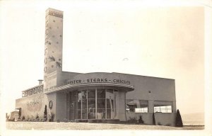 RPPC Crawford's Seafood Restaurant Seattle, Washington Roadside Postcard c1940s