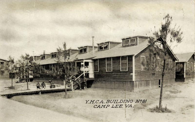 U.S. Military. Camp Lee, VA. YMCA Building #81
