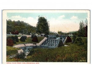 Early 1900s Ripple Falls, Forest Park, Springfield, MA Postcard