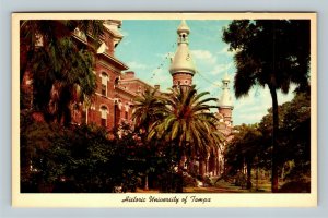 Historic Tampa University, Main Building, Florida Vintage Postcard