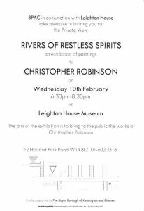 Christopher Robinson - Artist