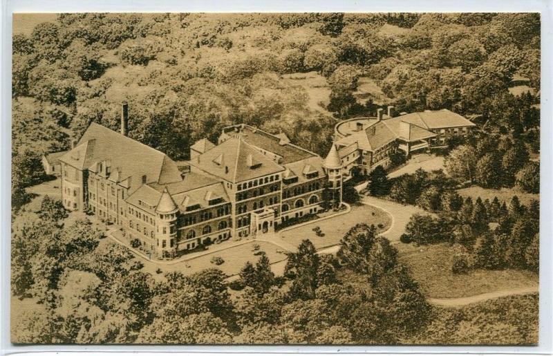 St Joseph's Convent Mount Carmel Dubuque Iowa postcard