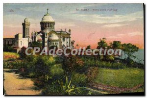 Postcard Old Algiers Notre Dame D'Afrique