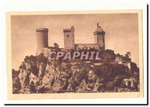 Foix Old Postcard The castle