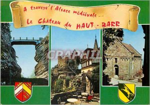 Modern Postcard The castle high barr (bas rhin)