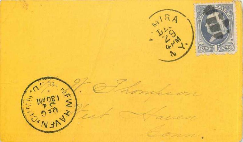 Letter Covers USA 1c for West Haven