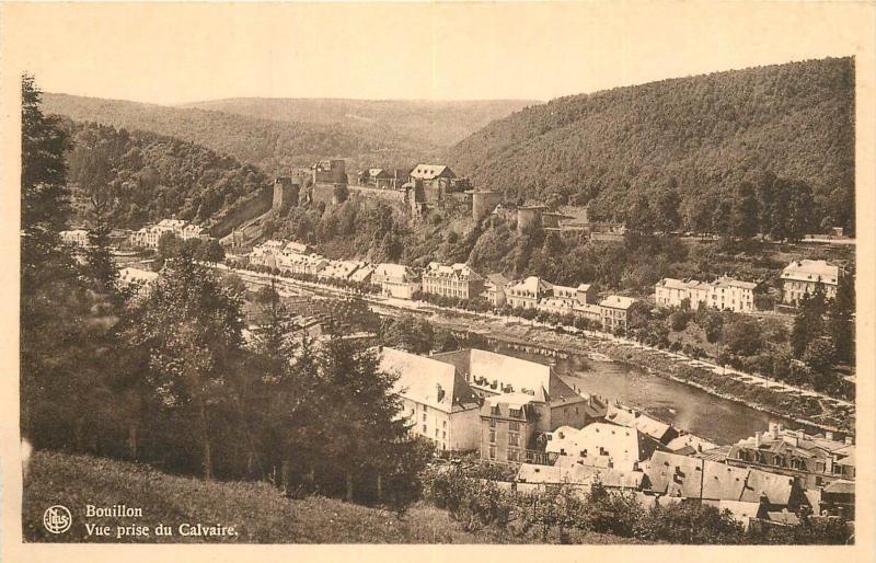 Belgium Bouillon vue prise du Calvaire