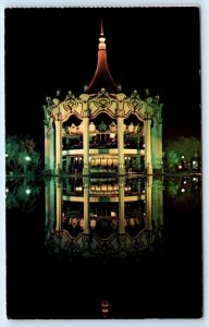 MARRIOTT'S GREAT AMERICA, Santa Clara CA & Gurnee IL ~ CAROUSEL at Night 1976