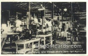 Real Photo - Thomas A Edison Laboratory - Fort Myers, Florida FL