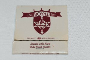 The Royal Inn French Quarter New Orleans Louisiana 30 Strike Matchbook